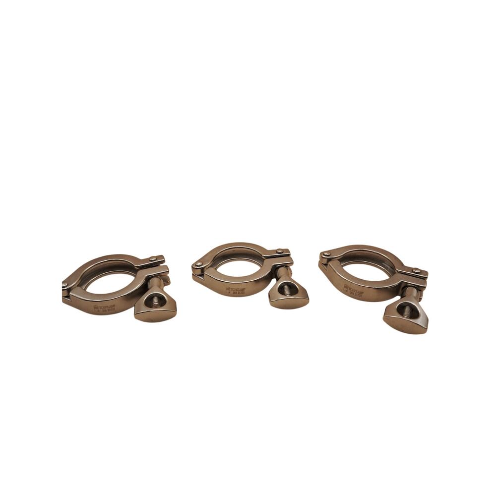 Sanitary Stainless Steel Tri-Clamp 1.5" Tri Clamp (3 pack)